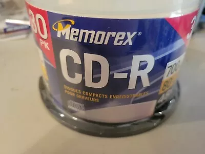 Memorex CD-R 30 Pack 700 MB 80 Minutes 48x Multi Speed New Sealed • $14.40