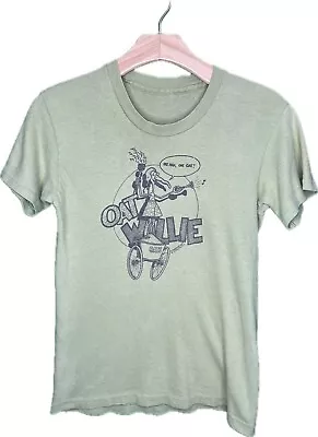 Vintage 70s Oat Willie Shirt Size S Gilbert Shelton Comic Head Shop Stoner • $75