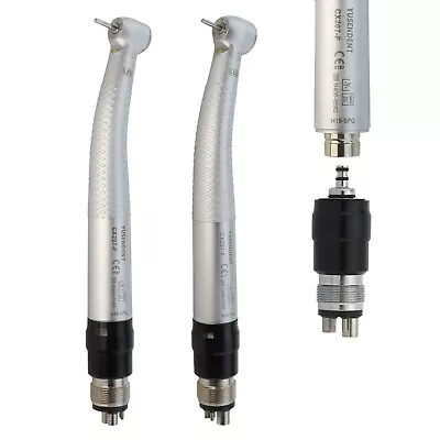 COXO High Speed Handpiece LED Dental Air Turbine 4 Hole Coupler Swivel CX207-F • $19.99