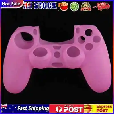 $8.24 • Buy Silicone Rubber Soft Case Skin Cover For PS4 Controller Grip Handle Pink AU