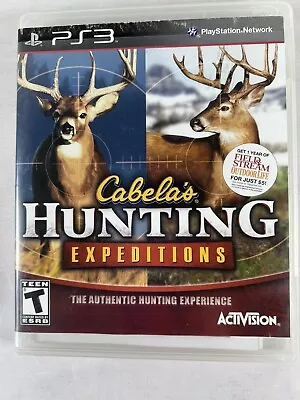 Cabela's Hunting Expeditions (Sony PlayStation 3 2012) Complete PS3 • $16.95