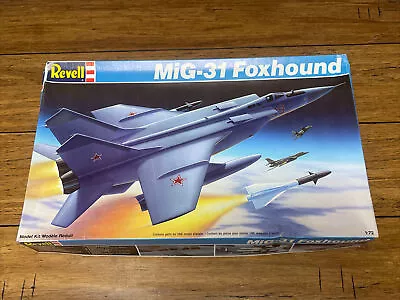 Revell Fighter Mig-31 Foxhound - Russian Model Kit  1:72 Plane Cv Jd • $25