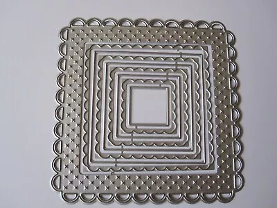 Craft Room Clear Out  Decorative Square Die Cutters • £3
