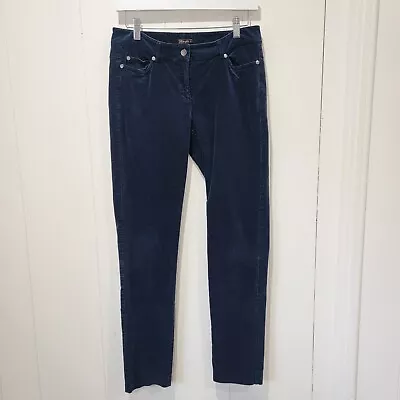 J. Mclaughlin Womens Navy Blue Corduroy Skinny Pants Size 6 • $29.89