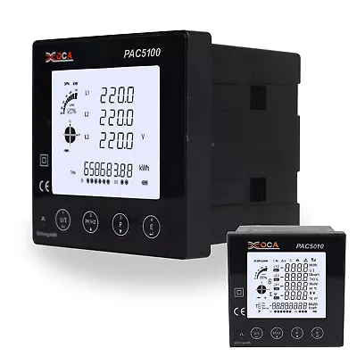 3 Phase Energy Consumption Meter Smart Kwh Electric Power Meter 96*96mm W/ CTurv • $109.99