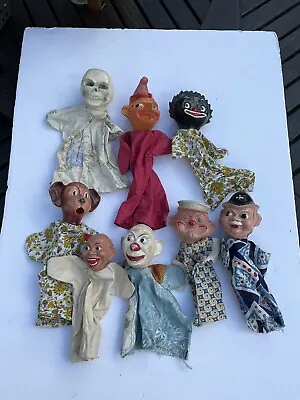 Rare Vintage Glove Puppets  Lot Old lot Great Characters • £95