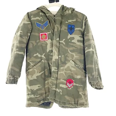 $53.97 • Buy BALABALA Kids Hooded Jacket Coat Camouflage 10-12y Youth Boys Patches Military