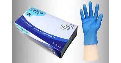£2.90 • Buy BLUE Vinyl Powder & LATEX FREE YALA Smooth Gloves Catering Food Safe 100 - 3000