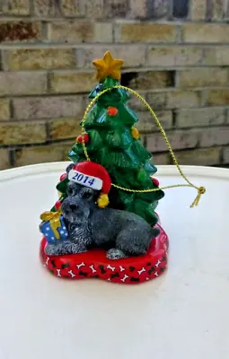 Danbury Mint Miniature Schnauzer Christmas Tree Ornament 2014 • $21.99