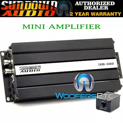 Sundown Audio Sam-500d 500w Rms Monoblock Micro Subwoofers Bass Amplifier New • $149.99