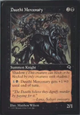 Dauthi Mercenary - Tempest: #124 Magic: The Gathering NM R12 • $1.39