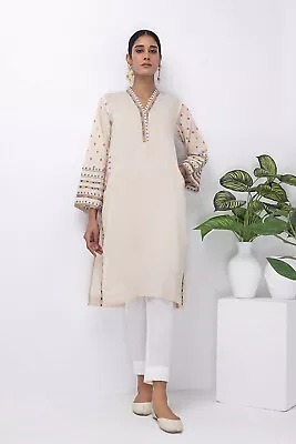 Lakhany 01 Piece Ready To Wear Dyed Embroidered Shirt - LG-SR-0125 • £31.99