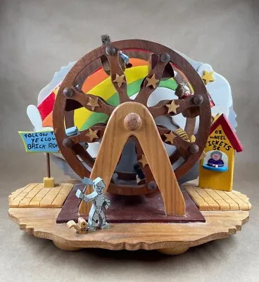 VTG Hobbyist Wooden Musical Ferris Wheel Somewhere Over The Rainbow Wizard Of Oz • $45.98