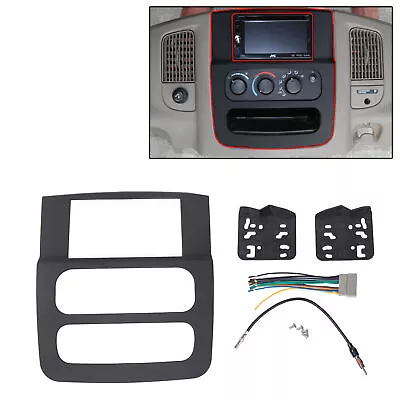 Stereo Radio Double Din Install Dash Kit Fits 2002-2005 Dodge Ram 1500 2500 3500 • $19.24
