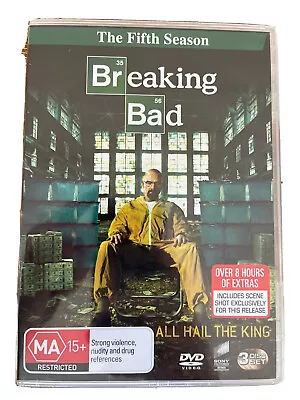 Breaking BAD SEASON 5 - 3 DISC DVD SET - NEW & SEALED • $14.95