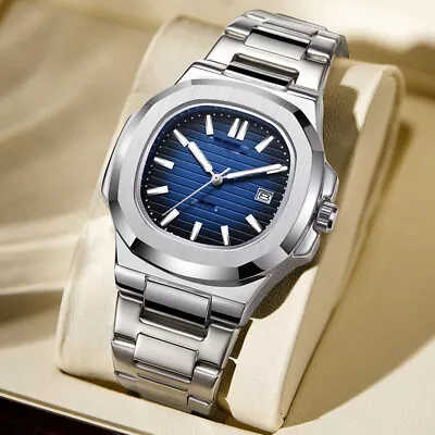 Luxury Men's Watch Date Automatic Mechanical Fashion Wristwatch Gift Waterproof • $20.09