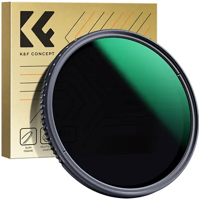 K&F Concept Variable Neutral Density  ND8-ND2000 Lens Filter Waterproof D-Series • $65.82