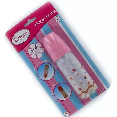 Baby Doll Feeding Milk Bottle Girls Magic Prop Accessories Pretend Play • £5.89