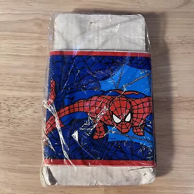 RARE! Lot Of 2 Spiderman Marvel Border Stick-Ups 1995 Priss Prints 6' X 5 Yards • $20