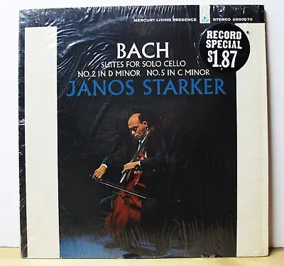 JANOS STARKER BACH Suites For Solo Cello Mercury Living Presence  SR90370 • $39.99