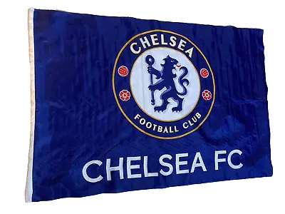 Chelsea Fc Official Flag FA Cup League Approx 3ft X 2ft • £5.50