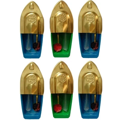 £41.40 • Buy Pop Pop Putt Putt Tin Boat Candle Powered Boat Live Steam Tugboat Pack Of 6 Pcs