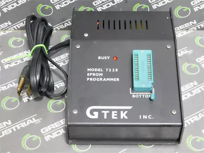 USED GTEK 7228 EPROM Programmer 120V 50/60 Hz .1 A • $125