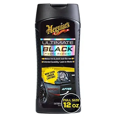 Meguiar's Ultimate Black Plastic Restorer - Restores 12 Oz.  • $16.93