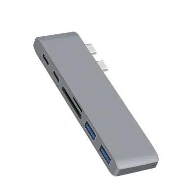 $26.59 • Buy USB C Hub 3.0 Type-C Adapter For PC Laptop Macbook Pro Mac Charging&reader 6 In1