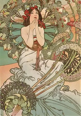 POSTCARD / Alphonse MUCHA / Monte-Carlo 1897 • $4.95