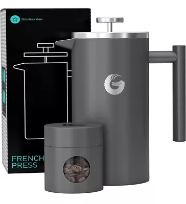 Coffee Gator French Press Coffee Maker Thermal Insulated Brewer Stainless Steel • $29.99