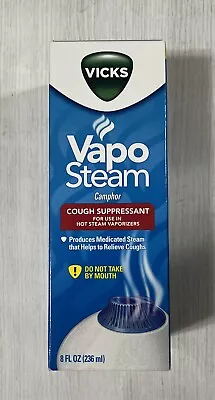 Vicks Vapo Steam Cough Suppressant Liquid For Use In Vicks Hot Vaporizers 8 Oz • $12.50