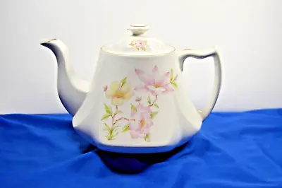 Vintage James Kent Old Foley England Melrose 6 Cup Tea Pot Flower • $10