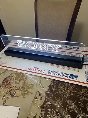 Vintage Sony Display Light Appliance Store Display Old Store Find Collectible • $540