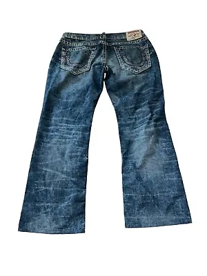 True Religion Men's Size 40 X 31.5 Straight Leg Jeans Hemmed • $29.99