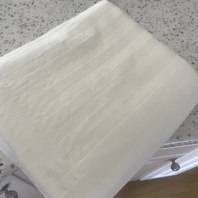 £88.01 • Buy The Company Store Ivory Striped Queen Size Duvet Cover New!