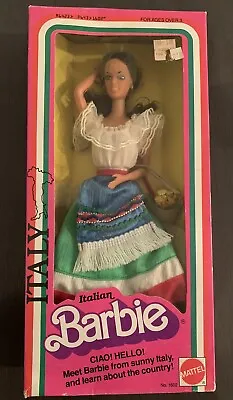 Vintage New Italian Barbie Dolls Of The World 1979 Italy Mattel 1602 • $65