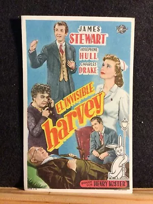 HARVEY Original Spanish Herald JAMES STEWART 1952 VERY RARE • $14.99