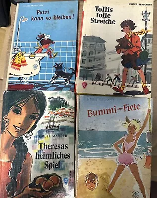 Vintage Lot Of 4 German Children's Books Wonderful Illustrations! Gottingen 1970 • $19.80