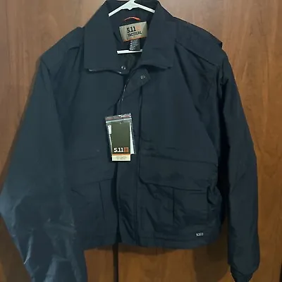 5.11 Tactical Double Duty Jacket Size XLarge In Dark Navy Style 48096 • $89.99