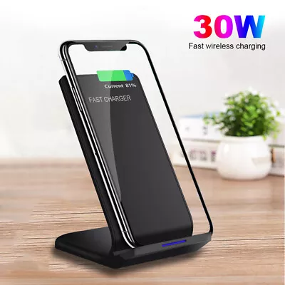 30W Wireless Charger Dock Charging Station For Apple IPhone 15 14 Google Pixel 8 • $14.99