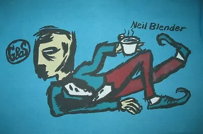 Rare Vintage 80s G&S Skateboard Sweatshirt Neil Blender Signed Coffee Break • $890