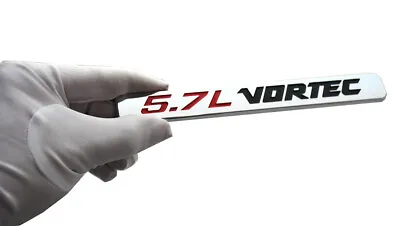 5.7L Vortec Hood Emblem Engine Badge Sticker For Silverado Z71 Car Sierra Chrome • $9.23