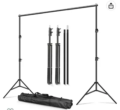 Julius Studio 10 Feet Wide Photography Photo Muslin Background Support Stand ... • $37.49