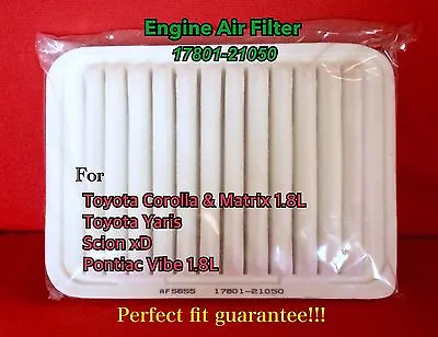 $8.95 • Buy AF5655 Engine Air Filter For Toyota Corolla Matrix Yaris Pontiac Vibe & Scion XD