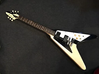 Used 1980 Aria Pro2 MIJ Vintage Michael Schenker Flying V Black & White 3.5kg • $1529.24