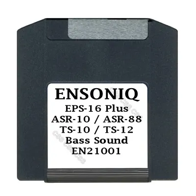 $24.99 • Buy Ensoniq EPS-16 Plus, ASR-10 & 88, TS-10 & 12 100MB Zip Disk Bass Sound EN21001