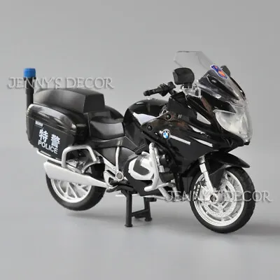 1:18 Scale Diecast Motorcycle Model Toys BMW R1250 RT Police Street Bike Replica • $6.90