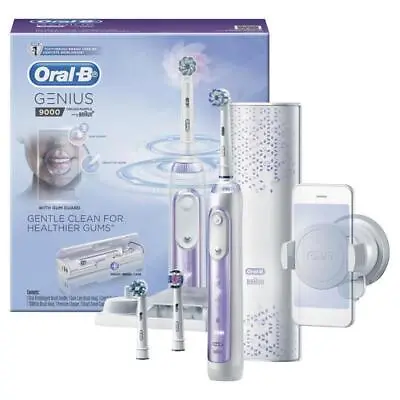 $303.28 • Buy Oral B Genius Series 9000 Orchard Purple Power Electric Toothbrush Online Only