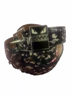 Men’s Size 44 Fendi Monster Face Belt • $225